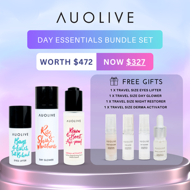 Day Essentials Bundle Set (Day Glower, Derma Activator & Eyes Lifter)-Nov/2024