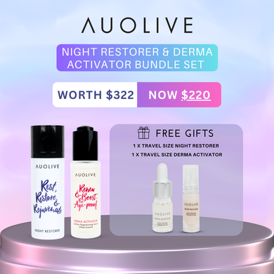 Night Restorer & Derma Activator Bundle Set-Nov/2024